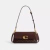 Jet-Schultertasche aus Signature Canvas
