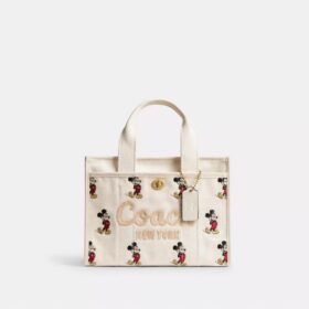 Disney X Coach Cargo-Tote-Bag 26 mit Mickey Mouse aus regenerativer Baumwolle-Canvas
