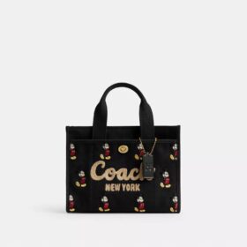 Disney X Coach Cargo-Tote-Bag 26 mit Mickey Mouse aus regenerativer Baumwolle-Canvas
