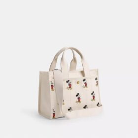 Disney X Coach Cargo-Tote-Bag 26 mit Mickey Mouse aus regenerativer Baumwolle-Canvas
