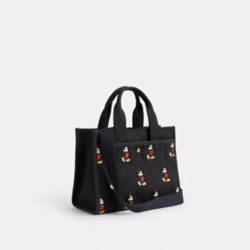 Disney X Coach Cargo-Tote-Bag 26 mit Mickey Mouse aus regenerativer Baumwolle-Canvas