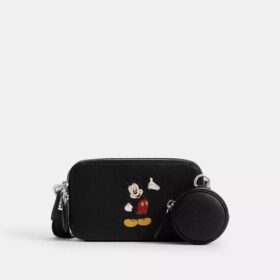 Disney X Coach Charter Slim Umhängetasche mit Micky Maus