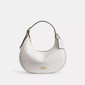 Emily-Schultertasche aus Signature Canvas
