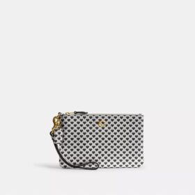 Essential kleine Handgelenktasche mit Herz-Print