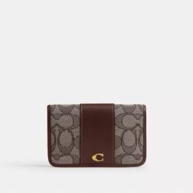 Essential Slim Kartenetui aus charakteristischem Jacquard