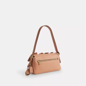 Etta Kleine Schultertasche mit Klappe und Blumenapplikation