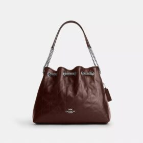 Evelyn-Schultertasche mit Steppung
