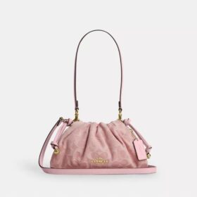 Faye-Schultertasche aus charakteristischem Denim