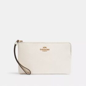 Grosse Handgelenktasche mit Reissverschluss an der Ecke