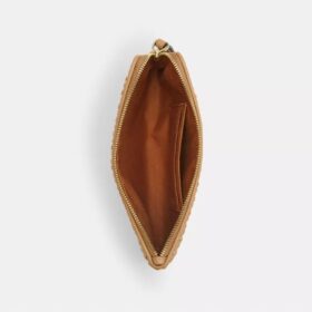 Grosse Handgelenktasche mit Reissverschluss an der Ecke