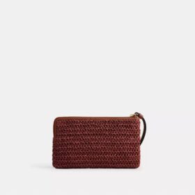 Grosse Handgelenktasche mit Reissverschluss an der Ecke