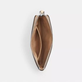 Handgelenktasche mit Reissverschluss an der Ecke