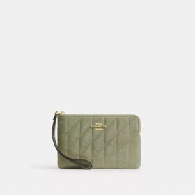 Handgelenktaschen mit Reissverschluss an der Ecke und Steppung