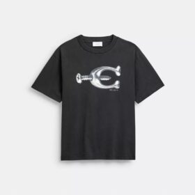 Hardware Relaxed T-Shirt aus Bio-Baumwolle