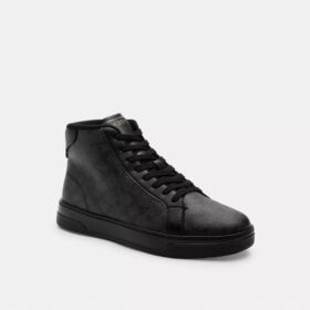 High Line High-Top-Sneaker aus Signature Canvas
