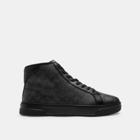 High Line High-Top-Sneaker aus Signature Canvas