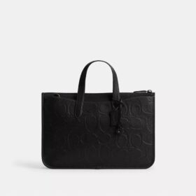 Isaac-Arbeitstasche aus Maxi-Signature-Leder