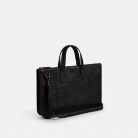 Isaac-Arbeitstasche aus Maxi-Signature-Leder