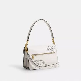 Ketten-Tabby-Schultertasche mit Sketch-Print