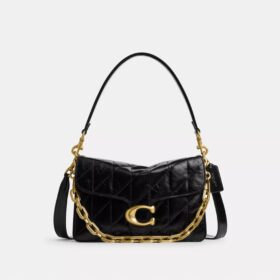Ketten-Tabby-Schultertasche mit Steppung