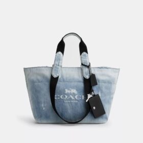 Kleine Tour-Tote-Bag aus «Loved Denim» mit Anhängern