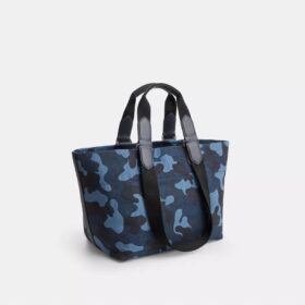 Kleine Tour-Tote-Bag mit Camo-Print