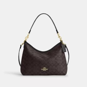 Laurel-Schultertasche aus Signature Canvas