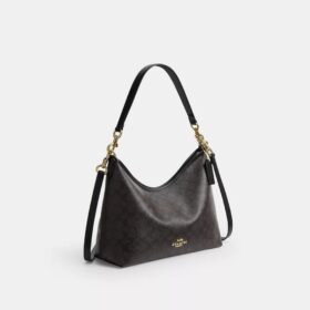 Laurel-Schultertasche aus Signature Canvas