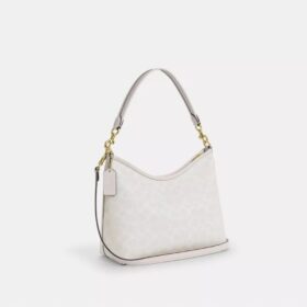 Laurel-Schultertasche aus Signature Canvas