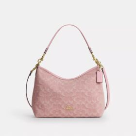 Laurel-Schultertasche aus Signature-Denim