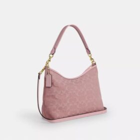 Laurel-Schultertasche aus Signature-Denim