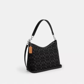 Laurel-Schultertasche im charakteristischen Denim-Look