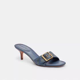 Margot-Sandalen aus «Crystal Signature Denim»