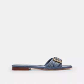 Margot-Sandalen aus Crystal Signature Denim