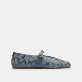 Mary-Janes aus «Crystal Signature Denim»