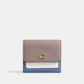 Mila – Kleine Geldbörse mit Klappe im Colorblock-Design