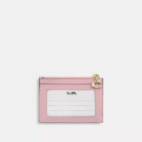 Mini Skinny ID-Etui aus «Loved Denim» mit Steppung und Anhänger