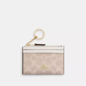 Mini Skinny ID-Etui aus Signature Canvas