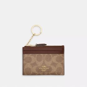 Mini Skinny ID-Etui aus Signature Canvas