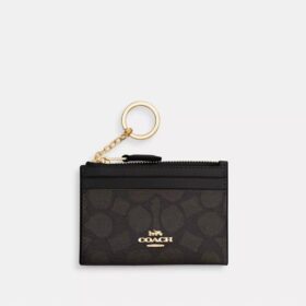 Mini Skinny ID-Etui aus Signature Canvas