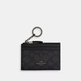 Mini Skinny ID-Etui aus Signature Canvas