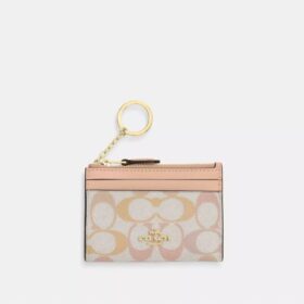 Mini Skinny ID-Etui aus Signature Canvas