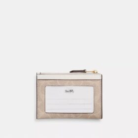 Mini Skinny ID-Etui aus Signature Canvas