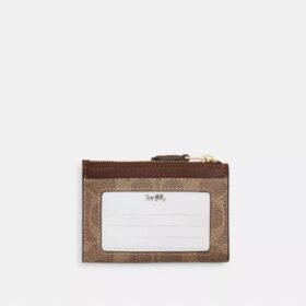 Mini Skinny ID-Etui aus Signature Canvas