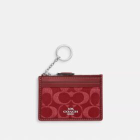 Mini Skinny ID-Etui aus Signature Denim