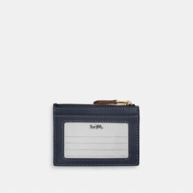 Mini Skinny ID-Etui aus Signature Denim