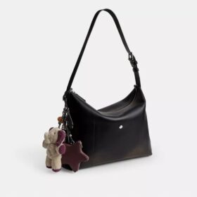 Mott-Messenger-Tasche 38 aus Used-Leder mit Anhängern