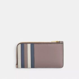 New York Zip-Kartenetui im Colorblock-Design