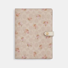 Notizbuch aus Signature Canvas mit Blumenprint