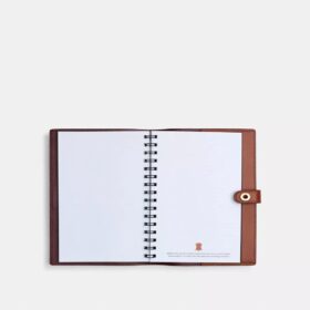 Notizbuch aus Signature Canvas mit Weihnachtszug-Motiv